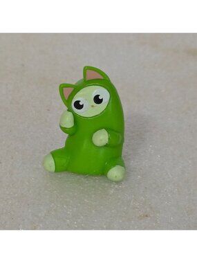 Hasbro Catitude Ohai Figure Lost Kitties Series 2018 1.5" Green PVC